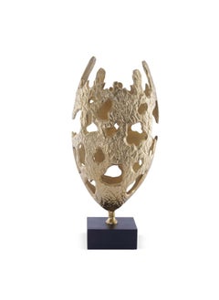 Buy Miami Decor Sculpture 23X48cm - Gold in UAE