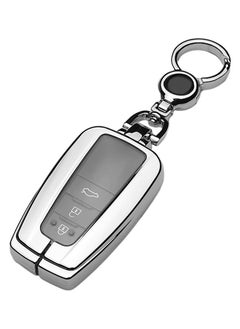 Buy LinJie for Toyota Key Fob Cover,Metal Zinc Shell TPU Full Protection Key Shell for Toyota,Water-Proof and Dust-Proof All Inclusive,Key case with 360 protection for Toyota models in Saudi Arabia