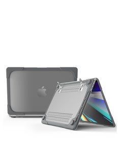 Buy Hard Shell Case Cover with Kickstand Shockproof Function for MacBook Pro (A2141) 16 inch in UAE