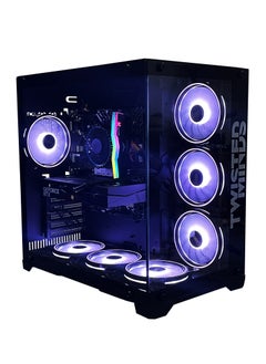 Buy Gaming Pc with Intel Core i5-13400F Processor, H610M-E D4 Motherboard, DDR4 16GB RAM RGB, 1TB M.2 SSD, NVIDIA GeForce RTX 3060 Graphics Card, 7 Fan Case Black RGB Remote Control with Windows 11 Pro in Saudi Arabia