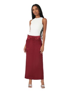 اشتري Satin Slit Midi Skirt في مصر