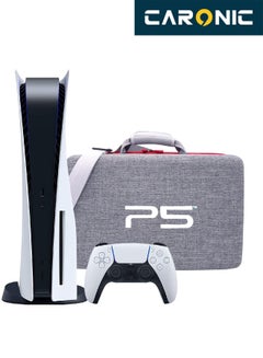 Buy Travel Handbag For PS5 Console Shockproof Shoulder Bag Grey in UAE