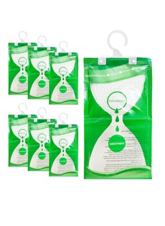 Buy Moisture Absorber, 7 Packs Wardrobe Dehumidifier Hanging Bags, Deodorate Moistureproof Desiccant Use for Kitchen Bathroom Wardrobe, Closet Dehumidifier Bags in UAE