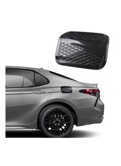 Buy Car Fuel Tank Cover for Toyota Camry 2022/ 2021/ 2020/ 2019/ 2018 Accessories Trim Oil Gas Cap Exterior Decoration Sticker (Carbon Fiber Grain) in Saudi Arabia