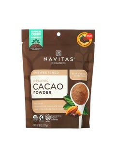 Buy Organic Cacao Powder Unsweetened 8 oz 227 g in UAE
