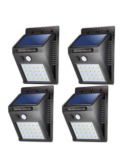 Buy 【4 pack】 35 LED Solar Lights Outdoor Waterproof Solar Motion Sensor Light Wireless Lights Outside Wall Lamp for Driveway Patio Garden Path in UAE