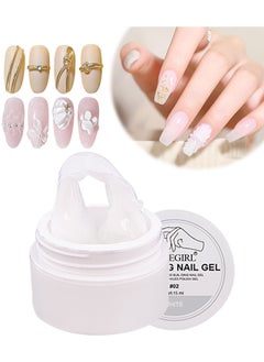 Buy Nail Sculpting Gel, Solid Sculpture Builder Gel For Nails, Non-Sticky Hand Solid Builder Gel, Upgrade Hard Nail Extension Gel, 3D Sculpting Gel For Nail Art Design Salon Nail Art (White Color) in UAE