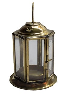 Buy Ramadan Eid Handmade Lantern Tea Light For Perfect Stylish Home Gold 15 Centimeter in Saudi Arabia