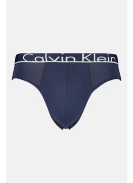 اشتري Men Brand Logo Pull On Hip Brief, Navy في السعودية