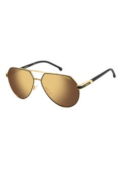 اشتري Men's Polarized Pilot Shape Metal Sunglasses CARRERA 1067/S GOLD 53 - Lens Size: 53.4 Mm - Mt Bk Gd في الامارات