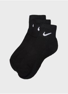 Buy 3 Pack Cushion Ankle Socks in UAE