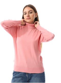 Buy Turtle Neck Regular Fit Plain Top in Egypt