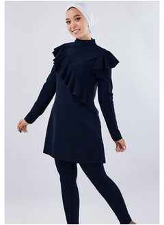 Buy Ruffles Burkini Dark Blue For Women in Egypt