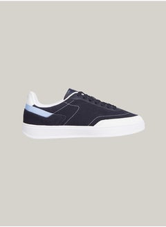 Buy Women's Heritage Court Sneakers Low Top - Leather, Blue in Saudi Arabia