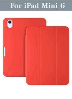 Buy iPad Mini 6 Case 8.3 Inch Folio Smart Folding Silicone Protective Cover 2021 in UAE