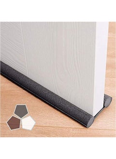 Buy Under Door Draft Stopper 37 Inch Cuttable and Washable,Twin Door Draft Stopper,Energy Saving Door Weather Stripping Reduce Noise Window Breeze Blocker Adjustable Door Sweeps, Brown in Saudi Arabia