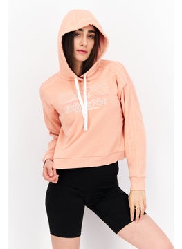 اشتري Women Sportswear Fit Training Hooded Sweatshirt, Peach في الامارات