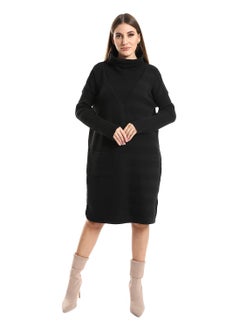 Buy Women Long Wool Pullover With High Neck in Egypt