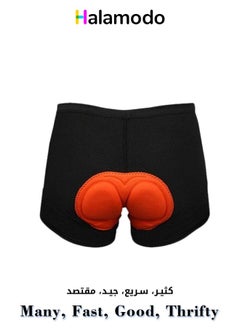 Buy 3D Gel Padded High-Waisted  Bicycle Shorts with Inner Padding and Anti-Slip Leg Grips 7inch in Saudi Arabia