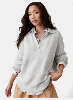 اشتري AE Oversized Collared Sweater في مصر