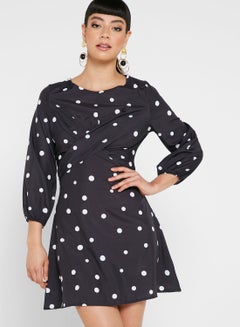 Buy Polka Dot Twist Dress in UAE