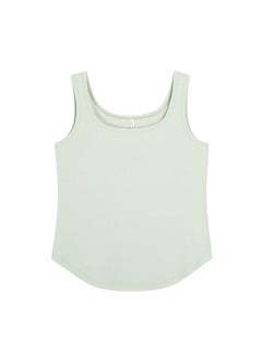 اشتري Plus Size Womens U-Neck Knit Camisole bean green في السعودية