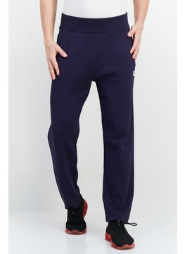 Buy Men Sportswear Fit Teramo Knitted Sweatpants, Navy Blue in Saudi Arabia