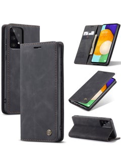 Buy CaseMe Samsung Galaxy A53 5G Case Wallet Case Book Folding Flip Folio Case with Magnetic Kickstand Card Slots Protective Cover - Black in Egypt