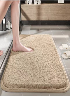 Buy Non Slip Bath Mat Super Absorbent Shower Thickened Soft 60 x 40 Centimeter in UAE