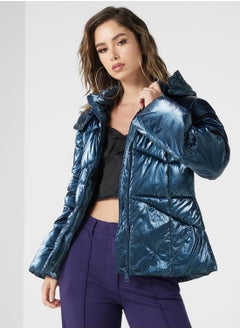 اشتري Zip Through Puffer Jacket في الامارات