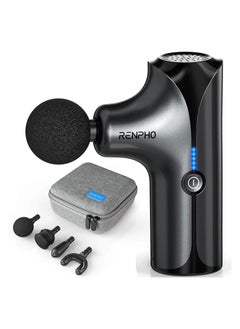 Buy Mini Massage Gun, Handheld Portable Electric Body Massager For Athletes With 5 Speed  - Black in UAE