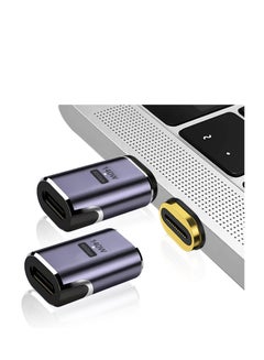 Buy Magnetic adapter usb c converter [usb 3.1 40gbps high speed data transfer / 140w pd fast charge / 8k 60hz high definition video signal transmission] type c converter adapter male converter female in UAE