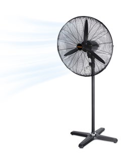 Buy Industrial Stand Fan, 650mm, 140W, for Factory Cooling, Warehouse Ventilation, Commercial Cooling Fan for Home, Garage, and Workshop/High Performance /Adjustable/Durable/High Velocity. in UAE