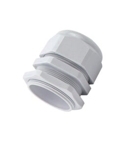 Buy PG Gland White Pack of 5 pcs, Dust Proof Nylon Cable Gland With Locknut Ideal For Junction/connection Boxes Electrical Power, Tele & Data Cables, Instrumentation Control (PG-09) in UAE