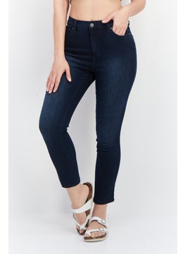 اشتري Women Skinny Fit Wash Stretchable Jeans, Blue في السعودية