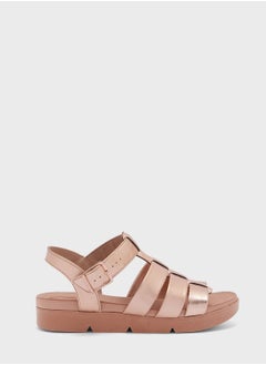 Buy Freya Ankle Strap Flat Sandals in UAE