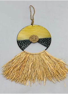 Buy Handmade lace dream catcher handmade with crochet and beads with a decorative dangle design. in Saudi Arabia