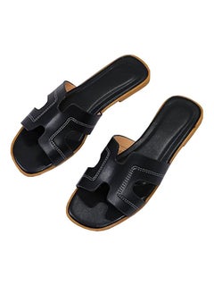 Buy Women Fashion Summer Slippers Outdoor or Indoor Flat Beach Sandals in UAE