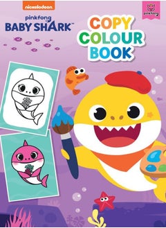 Buy Nickelodeon Pinkfong Baby Shark Copy Colour Book in UAE