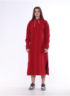 Buy Women's hooded dress, knee length in Egypt