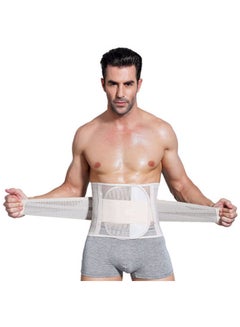اشتري Neoprene Waist Trimmer Ab Belt for Men Trainer Corset Slimming Body Shaper Workout Sauna Hot Sweat Band, XXL في الامارات