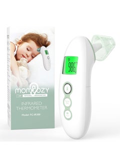 اشتري Non-Contact Forehead and Ear Thermometer, Digital Infrared Thermometer for Adults and Children, with Child Mode, Fever Alarm Function, Mute and Memory Functions, Fast and Accurate Measurement في السعودية