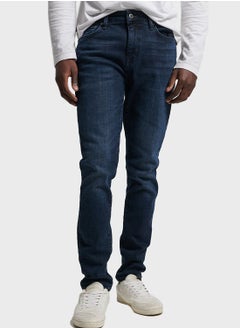 Buy Vintage Mid Wash Skinny Jeans in UAE