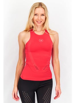 اشتري Women Sportswear Fit Sleeveless Training Top, Dark Pink في الامارات