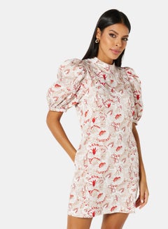 Buy Puff Sleeve Mini Dress in UAE