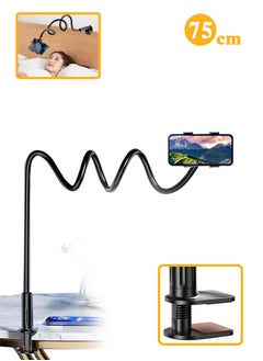 Buy Cell Phone Clip on Stand Holder, Flexible Long Arms Gooseneck Clip Clamp Stand, Universal Cell Phone Holder, DIY Flexible Gooseneck Mounts with Multiple Function in UAE