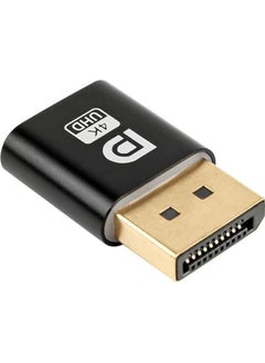 Buy Dummy Plug - DP - Displayport Dummy Plug for Headless Systems, 4K Resolution, Virtual Monitor Emulator in UAE