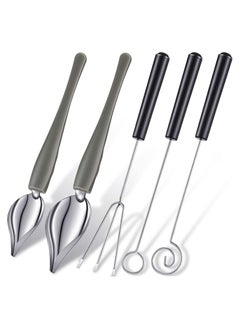 اشتري Candy dipping tool Chocolate dipping fork spoon set Cooking decorative spoon في الامارات