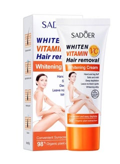 Buy Whiten Vitamin C Whole Body Hair Removal Cream in Saudi Arabia