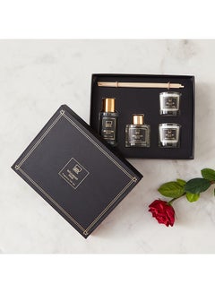Buy Rabia Bulgarian Rose Home Fragrance Gift Set 6 x 7 x 6 cm in UAE